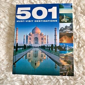 501 Must-Visit Destinations Thick Colorful Coffee Table Book 7.5x9